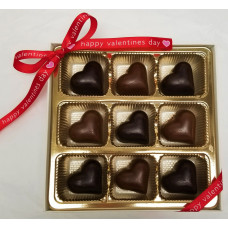 Heart Shaped Truffles (Gift of 9)